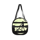 Anime Sai-lor Mo-on Sports Gym Bag with Wet Pocket & Shoes Compartment, Travel Duffel Bag Workout Bag for Men and Women