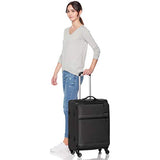 Amazonbasics Lightweight Softside Spinner - 27-Inch, Black