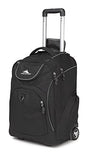 High Sierra Powerglide Wheeled Laptop Backpack, Black