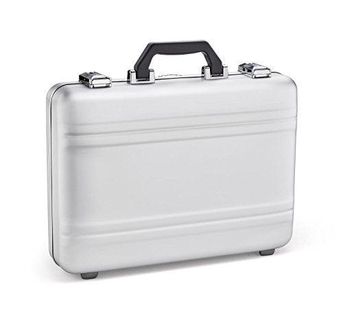 Zero Halliburton Premier Plus Aluminum Attache Case In Silver