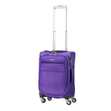 Samsonite Eco Lite Spinner Carry-On Luggage Large Purple Travel Bag