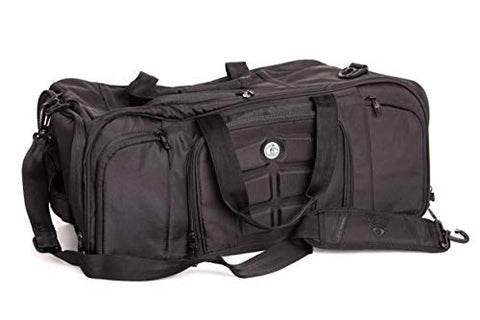 6 Pack Fitness Expert Beast Duffle 500 Stealth Black w/Removable Core