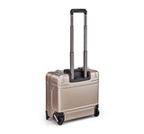 Zero Halliburton Geo Aluminum 3.0 17" Wheeled Travel Briefcase in Silver