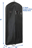 Simplehousware 60-Inch Heavy Duty Garment Bag for Suits, Tuxedos, Dresses, Coats