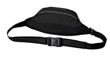 Champion Waist Pack, Black/White Logo, One Size
