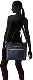 Kenneth Cole Reaction Twill with Quilted Chevron 15” Laptop Tote Navy One Size