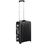 Zero Halliburton Classic Aluminum Carry On 2 Wheel Travel Case, Black, One Size