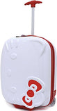 Hello Kitty Abs Molded Luggage With Embossing Hard Case By Sanrio White