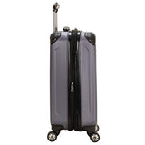 Kenneth Cole Reaction Reverb 20" Carry-On Expandable Luggage Lightweight Hardside 8-Wheel Spinner Travel Suitcase Bag, Smokey Purple, inch
