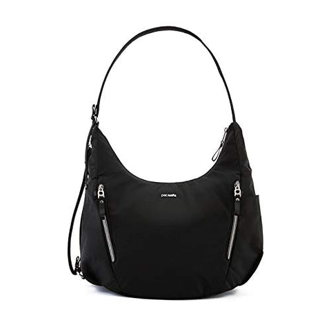PacSafe Stylsafe anti-theft convertible crossbody bag Messenger Bag, 38 cm, 10 liters, Black (Black