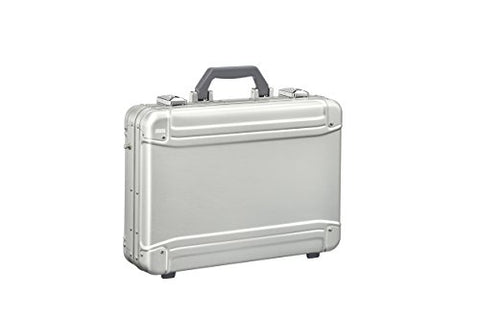 Zero Halliburton Geo Aluminum 3.0 Attaché-Large Computer Case Briefcase, Silver, One Size