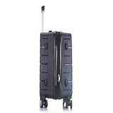 DUKAP Definity Lightweight Hardside Spinner 20'' inches carry-on Navy Blue