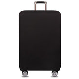 Monkeyjack Holiday Spandex Luggage Cover Suitcase Protector For M 22-24'' Case - Black