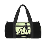 Anime Sai-lor Mo-on Sports Gym Bag with Wet Pocket & Shoes Compartment, Travel Duffel Bag Workout Bag for Men and Women