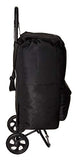 Kenneth Cole Reaction Polyester 2-Wheel Urban Shopping Cart with Removable Shopping Bag, Black
