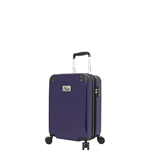 Chariot 20" Lightweight Spinner Carry-On Hardside Suitcase Luggage, Wine