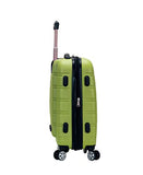 Rockland Melbourne 20 Inch Expandable Abs Carry On Luggage, Lime, One Size