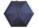 crackajack Umbrella Mini Travel Portable Compact UV Protective Folding Umbrella Parasol for Sun Rain Backpack Purse Pocket Women! (Navy Blue)