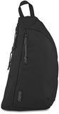 JanSport City Sling Crossbody Bag - Versatile Backpack | Ideal Travel & Day Pack | Blacktop
