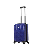 Mia Toro Italy Gita Hardside Spinner Carry-on, Blue