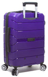 Dejuno Ark 3-Piece Lightweight Hardside Spinner Luggage Set-Purple