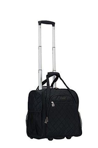 Rockland Wheeled Underseat Carry-On, Black, One Size