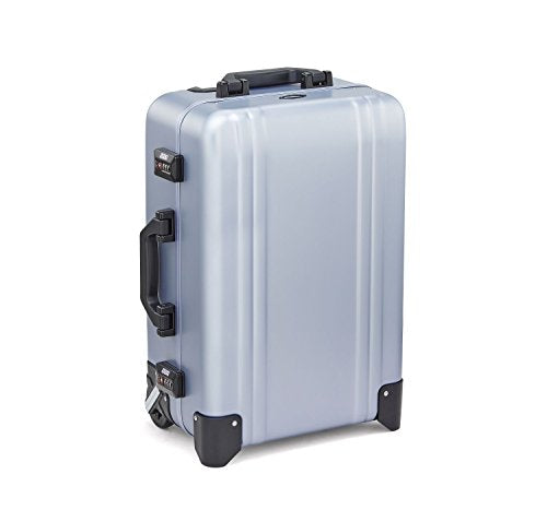 Zero Halliburton Classic Aluminum 2.0 - Carry-On 2 Wheel Luggage (POLISHED BLUE)