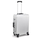 Zero Halliburton Classic Aluminum 2.0 24" 4 Wheel Spinner Travel Case (Silver)