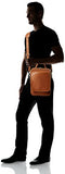 Piel Leather Traveler's Carry-All Bag, Saddle, One Size