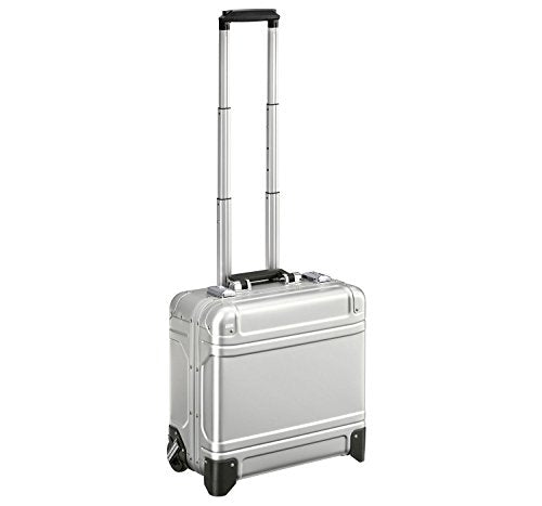 Zero Halliburton Geo Aluminum 17" Wheeled Business Case (SILVER)