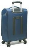 Dejuno Cirrus Lightweight Nylon 3-Piece Spinner Luggage Set-Turquoise