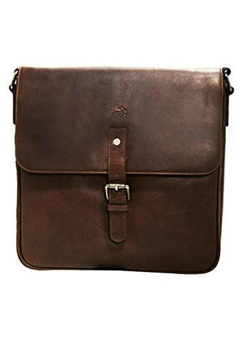 Mancini Leather Goods Crossover 12" Laptop/Tablet Bag for RFID Secure Pocket