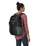JanSport Impulse Laptop Backpack - Black Triangle Dobby