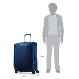 Samsonite Lineate Expandable Softside Checked Luggage with Spinner Wheels, 25 Inch, Evening Teal