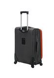 Rockland 4pc Impact Spinner Luggage Set, Charcoal