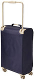 it luggage World's Lightest New York Softside 8 Wheel Spinner, Evening Blue With Cobblestone Trim, Checked-Medium 28-Inch
