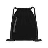 Drawstring Sports Backpack,Double Exposure Of Trees At Woods And Cut Tre,Travel Strap Pack Rucksack Shoulder Bags Gym Sackpack Casual Running Daypack For Men Women Teens 13.7"X17"
