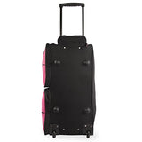 Pacific Coast Signature 30" Large Rolling Duffel Bag, Pink