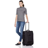 AmazonBasics Expandable Softside Carry-On Luggage Suitcase With TSA Lock And Wheels - 24 Inch, Black