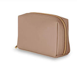 Katie Loxton Bag of Tricks Womens Vegan Leather Cosmetic Toiletry Wash Bag Taupe