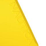 Nautica Hardside Carry On Luggage - 20 Inch Spinner Wheels Suitcase Lightweight Rolling Travel Bag for Under Seat, Yellow/Silver