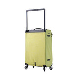 Mia Toro M1127-24In-Lim Italy Kitelite Strato Softside 24 Inch Spinner, Yellow
