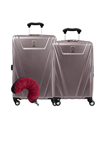 Travelpro Maxlite 5 Hardside 3-Pc Set: Carry-On And 25-Inch Spinner With Travel Pillow (Dusty Rose)