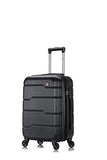 Dukap Rodez Lightweight Hardside Spinner 20'' Inches Carry-On Black