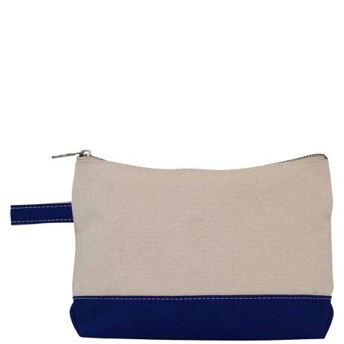 Personalized Makeup Bag (Royal Blue)