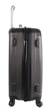Lucas Outlander Hard Case 24 inch Expandable Rolling Suitcase With Spinner Wheels (One Size, Graphite)