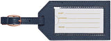 C.R. Gibson Blue and Gold ''The Mrs'' Leatherette Luggage Tag, 2.5'' W x 4.25'' L