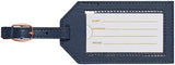 C.R. Gibson Blue and Gold ''The Mrs'' Leatherette Luggage Tag, 2.5'' W x 4.25'' L