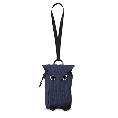 Darling'S Baby Owl Multi-Purpose Pouch Waist Bag With Lanyard & Metal Buckle Navy
