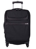 Genius Pack G4 22" Carry On Spinner Luggage - Smart, Organized, Lightweight Suitcase (G4 - Black)